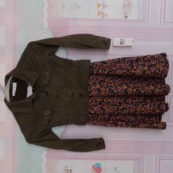 Byer California Little Girls Sleeveless 2-pc. Dress Set Size XXS 4-5 NWT - Picture 8 of 14